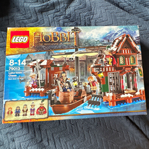 Lego the hobbit lake - lego, lake-town