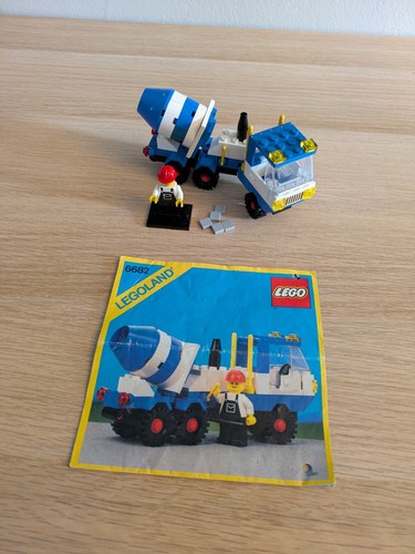 Lego town cement mixer - cement, (6682)