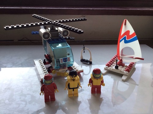 Lego town beach - town:, rescue