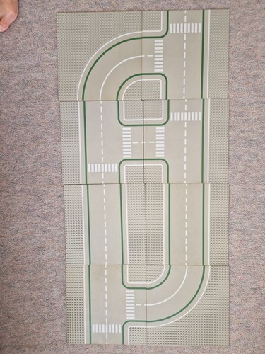 Vintage lego road - vintage, plates