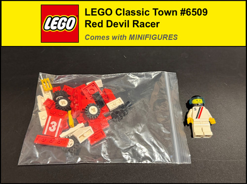 Lego classic town red - town, devil