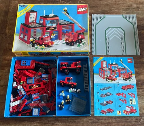 Lego 6385 firehouse - 1985, town