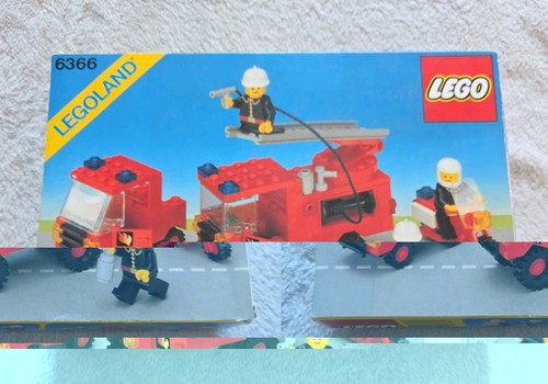 Lego town 6366 fire rescue - town,