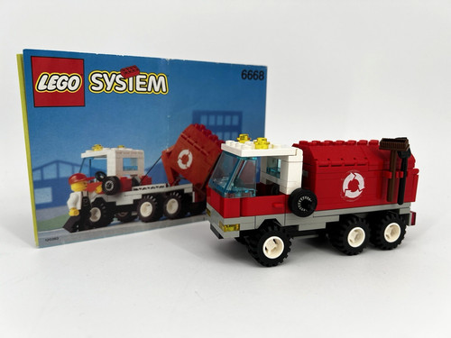 Lego town recycle truck - lego,