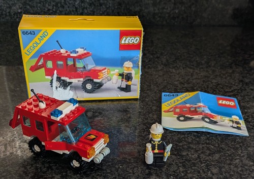 Lego town fire chief truck - lego,