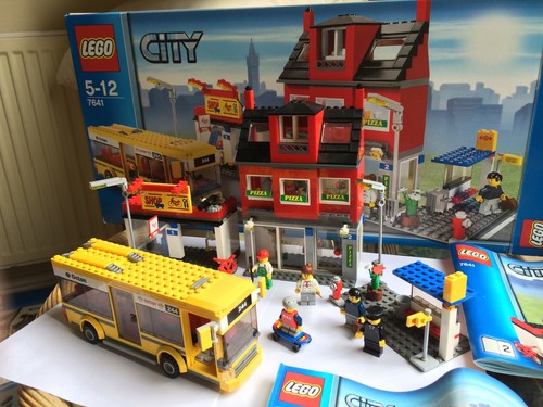 Lego city 7641 corner bus - lego,
