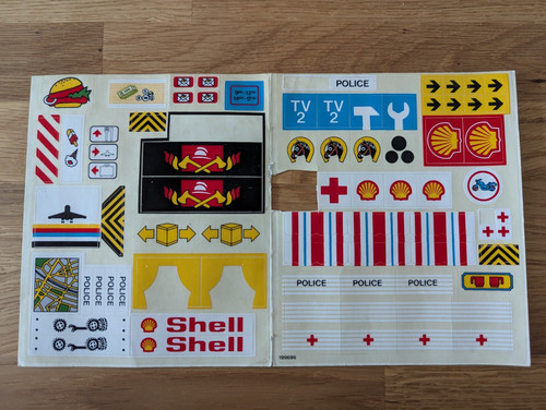 Vintage lego town sticker - lego,