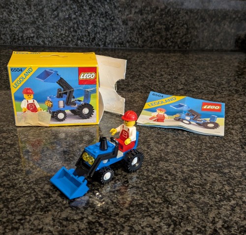 Lego town construction - construction, tractor