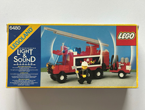 Lego 6480 hook and ladder - and,