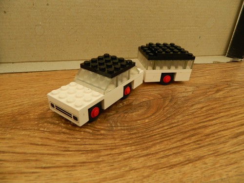 Lego town 623 white car - –,