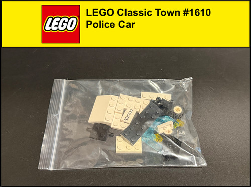 Lego classic town police car - lego,