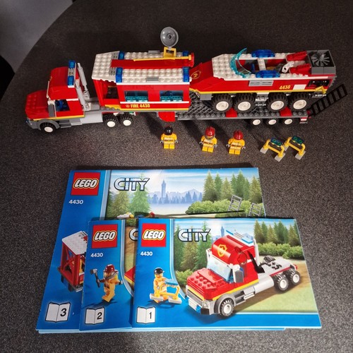 Lego city fire transporter - city,
