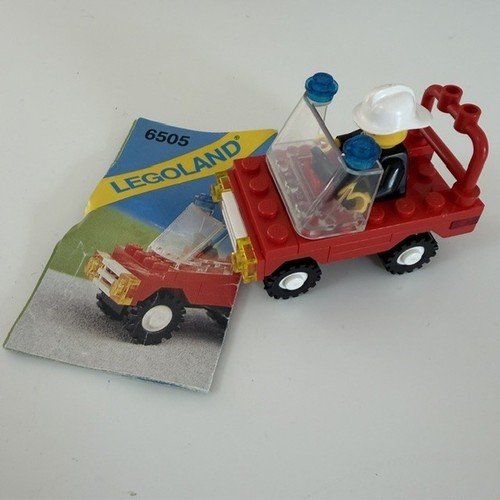 Lego town 6505 fire - 6505, chief's