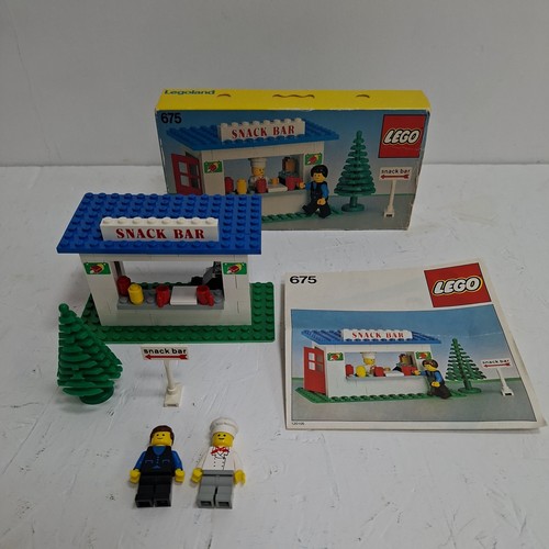 Vintage lego 675 - snack, bar