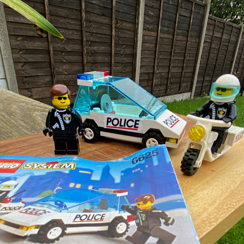 Lego town system police - lego, 6625
